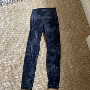 Lululemon marble leggings, 25 in, Size 2